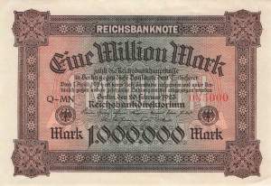1 Million Mark 1923 ro.85a MN